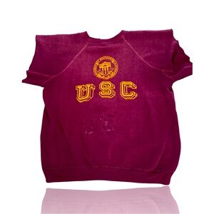 USC Trojans Vintage 60’s/70’s Era Crewneck Sweatshirt: Collegiate Pacific: NCAA